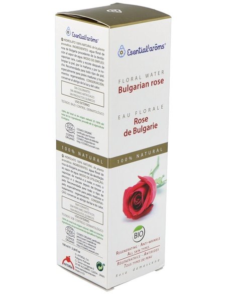 Agua Floral Rosa De Bulgaria 100Ml. Ecocert de Esential Aroms