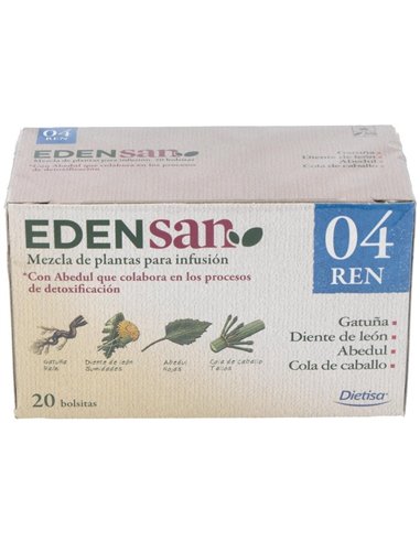Edensan  Renal 04  Envase 20 Filtros(20 Infusiones) de Edensan®