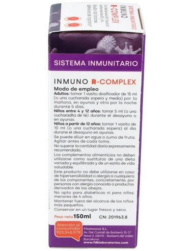 Inmuno R-Complex 150Ml. de Fdb