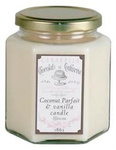 Vela Tarro Sucreg16 Coconut Parfait-Vainilla 8X10C de Cerabella