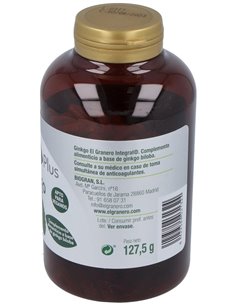 Ginkgo Biloba 250Cap. de El Granero