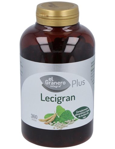 Lecitina De Soja Lecigran 740Mg. 360Perlas de El Granero