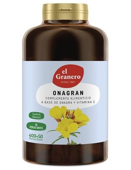 Aceite De Onagra 400+50Perlas de El Granero