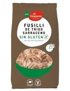 Fusilli De Trigo Sarraceno Sin Gluten Bio, 500 G de El Granero Integral