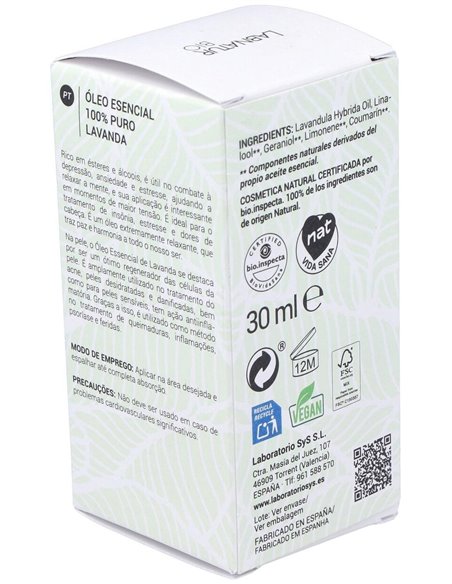 Lavanda Aceite Esencial 30Ml. Bio de Labnatur Bio