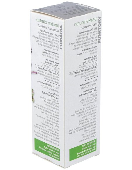 Ext. Fumaria Xxi 50Ml. S/Al de Soria Natural