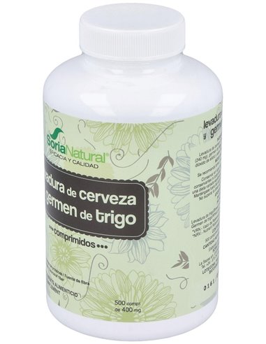 Germen De Trigo Y Levadura De Cerveza 500Comp. de Soria Natural