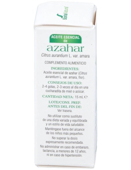 Esencia Azahar 15Cc de Soria Natural