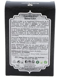 Henna Polvo Negro 100Gr. de Radhe Shyam