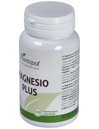 Magnesio Plus (100 Comprimidos 520 Mg) de Plantapol