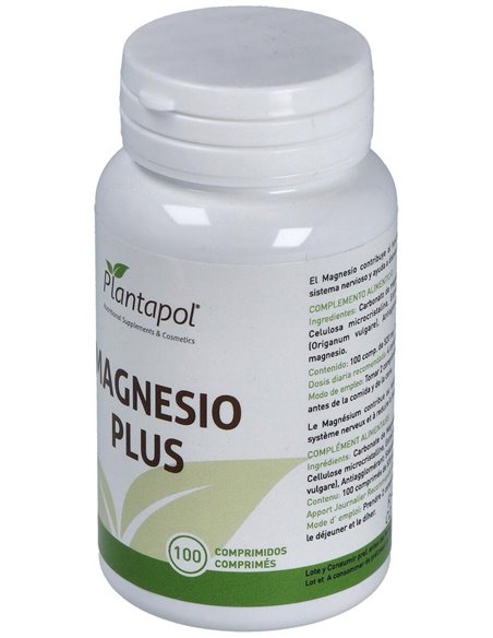 Magnesio Plus 520Mg. 100Comp. de Plantapol