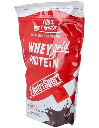 Whey Gold Protein Chocolate Bolsa 500Gr. de Nutrisport