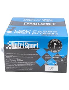 Low Carbs High Protein Cookies-Cream 16Barritas de Nutrisport