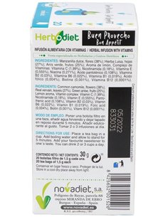 Herbodiet Inf. Buen Provecho 20Filtros de Novadiet
