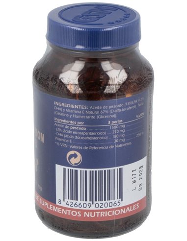Omega 3 Aceite De Salmón 180 Perlas de GSN