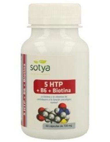 5Htp+B6+Biotina+Mg 650Mg 60 Cápsulas de Sotya