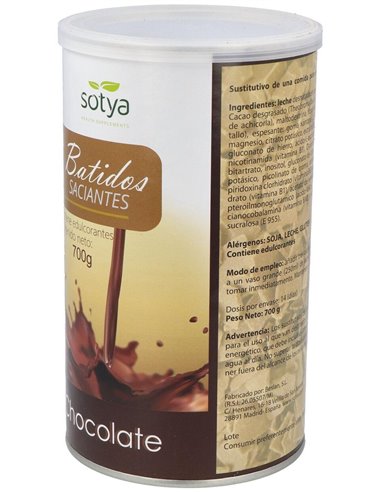 Batido Saciante Chocolate 700Gr. de Sotya