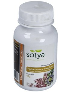 Valeriana Y Pasiflora 450Mg. 90Cap. de Sotya