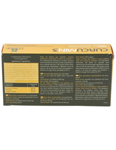 Curcumin 3  30 Comprimidos de Tegor