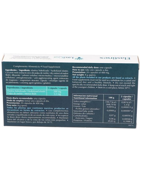 Elastinex 20 Cápsulas de Lavigor