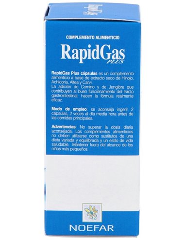 Rapidgas Plus 50Cap. de Noefar