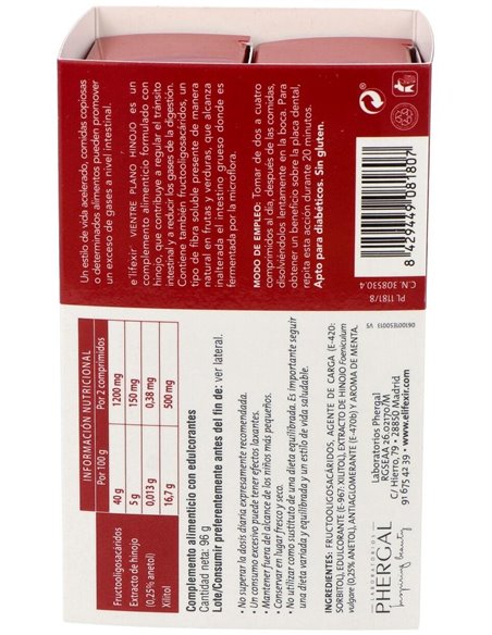 Elifexir Salud 2X1 Vientre Plano Hinojo 32+32Comp. de Elifexir