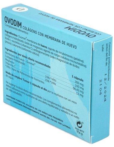 Ovodim Colageno Con Ovomet 30Cap. de Dimefar