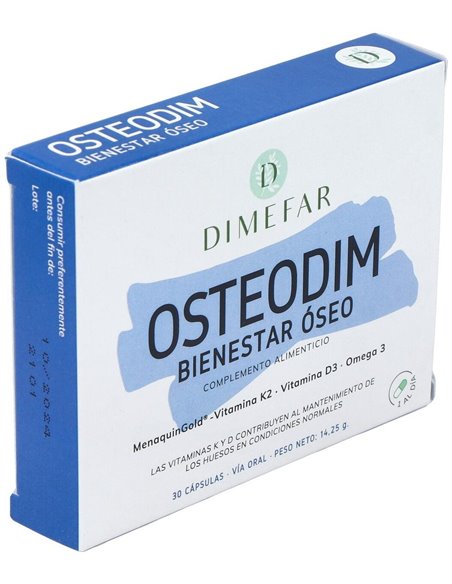 Osteodim Bienestar Oseo 30Cap. de Dimefar