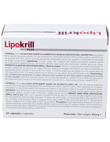 Lipokrill Plus 60Cap. de Deiters