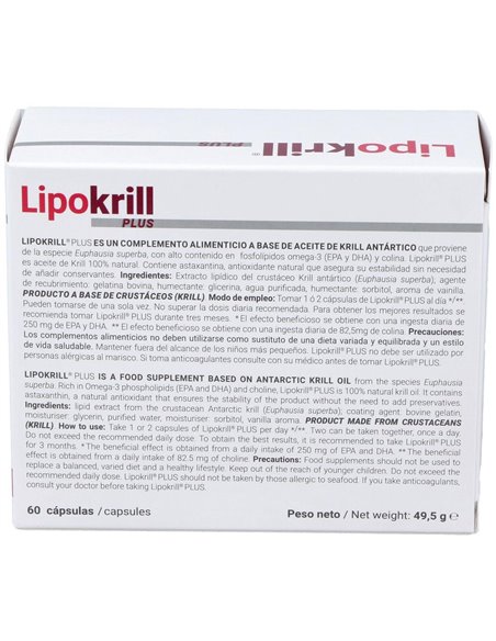 Lipokrill Plus 60Cap. de Deiters