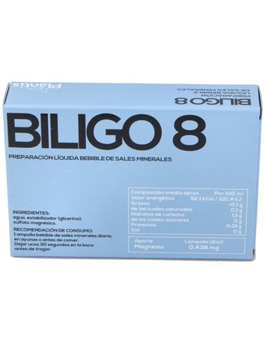 Biligo-8 Mg 20 Ampollas X 2 Ml de Artesania