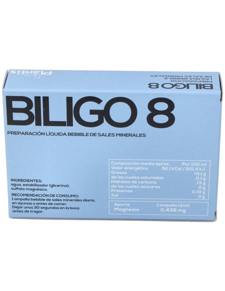 Biligo-8 Mg 20 Ampollas X 2 Ml de Artesania