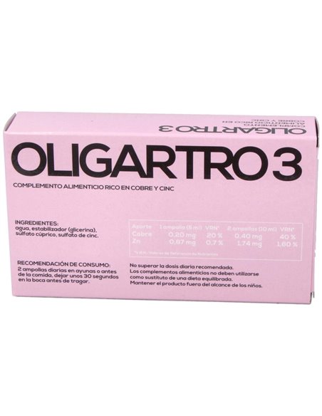 Oligartro 3 (Zinc-Cobre) 20 Amp. de Artesania