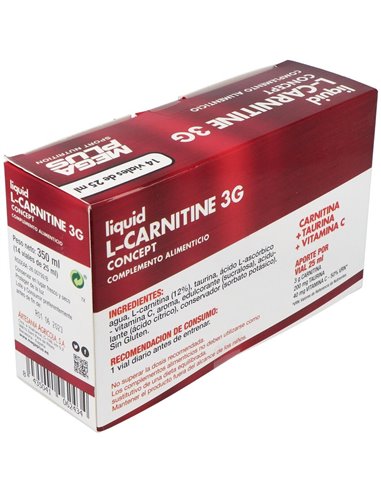 L-Carnitine Concep 3G 14Viales de Mega Plus