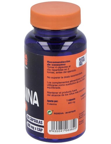 Beta Alanina 60Cap. de Mega Plus