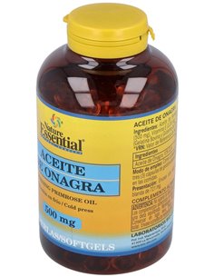 Aceite De Onagra 500Mg. (10% Gla) 400Perlas de Nature Essential