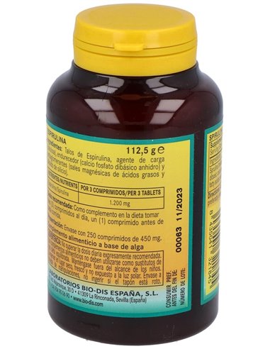 Espirulina 400Mg. 250Comp. de Nature Essential