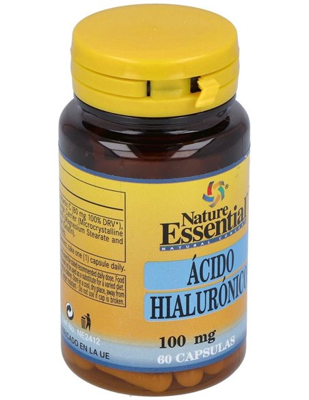 Acido Hialuronico 100Mg. 60Cap. de Nature Essential