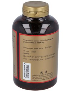 Lecitina De Soja Ip 1200Mg. 200Perlas de Obire