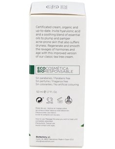 Crema Facial Arbol Del Te Y Ac. Hialur. 50Ml. Bio de Mondeconatur