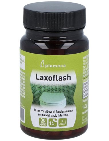 Laxoflash 30 Cápsulas Vegetales de Plameca