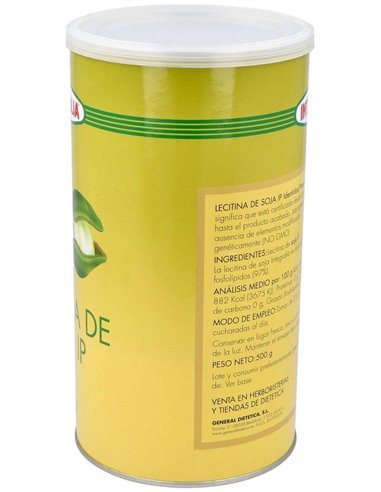 Lecitina De Soja Ip Bote 500Gr. de Integralia