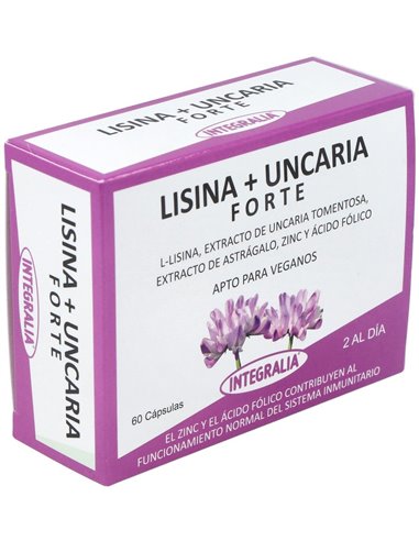 Lisina + Uncaria Forte 60Cap. de Integralia