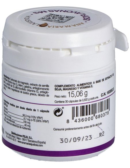 Isoflavonas (Con Magnesio Y Vit.E) 30Cap. de Ana Maria Lajusticia