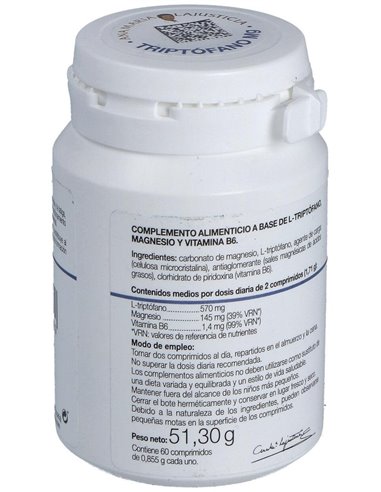 Triptofano Con Magnesio+Vit. B6 60Comp. de Ana Maria Lajusticia
