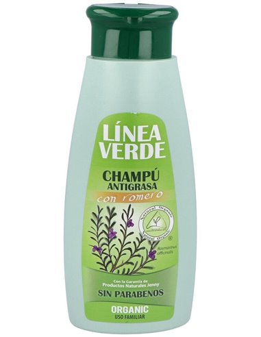 Champu Antigrasa Con Romero 400Ml. de Linea Verde