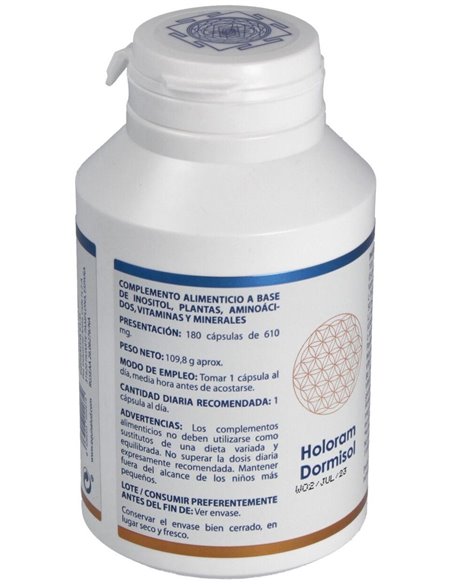 Holoram Dormisol 180Cap. de Equisalud