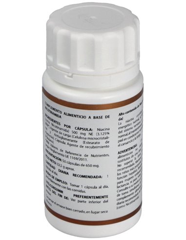Holovit Nicotinamida 500Mg 50Cap. de Equisalud