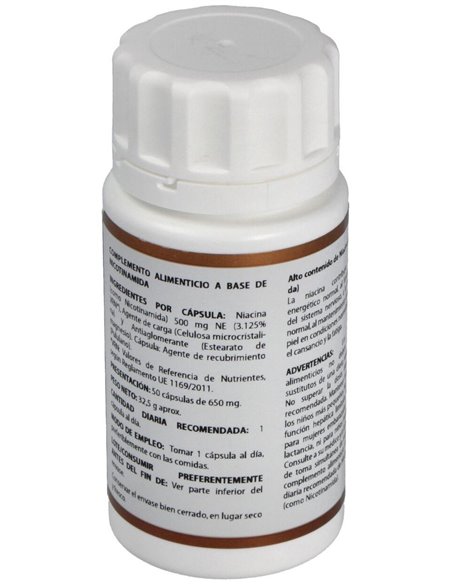 Holovit Nicotinamida 500Mg 50Cap. de Equisalud