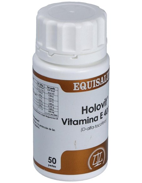 Holovit Vitamina E 400Ui 50Perlas de Equisalud